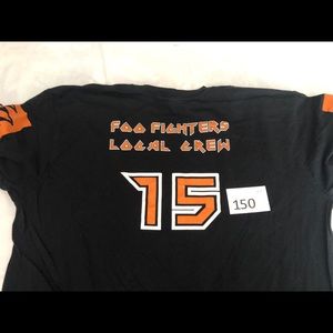 NWOT Foo Fighters Local Crew Shirt 2015 tour